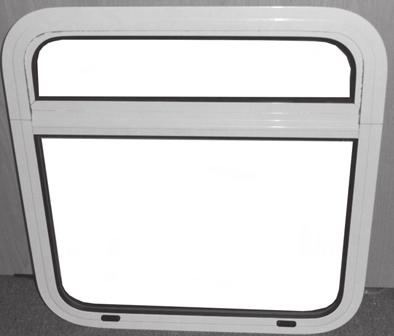 Standard Double Glazed Windows (Without Thermal Break) Clamp in Clamp in Double Glazed Boat Windows without a Polyamide thermal break can be supplied either mitred all round, radiused all round or