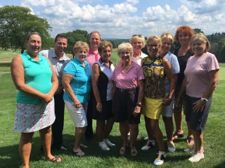 The sun was out for the Ladies invitational. The theme was "A Diamond in the Rough". The co-hosts, Linda Antonelli and Arlene Kokales did a wonderful job.