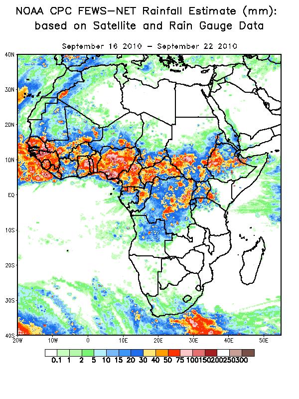 A few words about the 2010 rainy season case in West Africa: In Benin: About 60 deads, due to flood or house