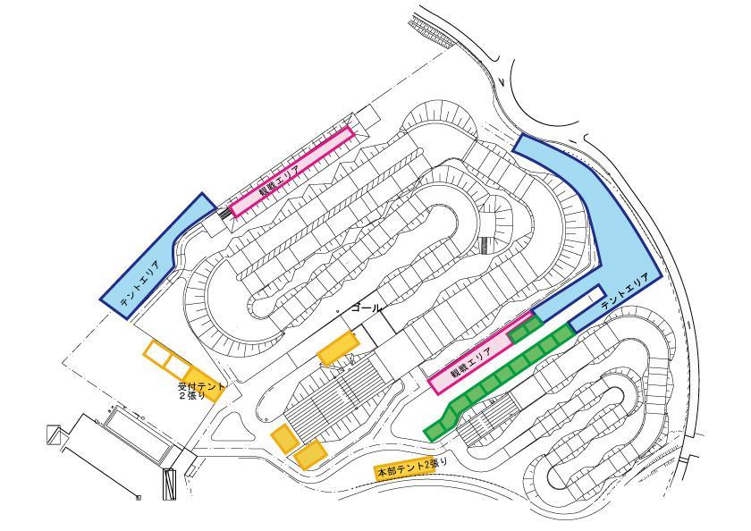 track lay out and picture of the track 4. Granstands 3.