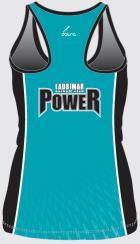 in teal and black versions. The singlets are available for $30.