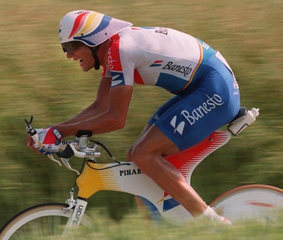 France winner, Miguel Indurain.