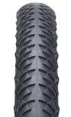 excellent traction Z-Max style center-side tread lugs for aggressive cornering WCS version features 'dual compound' softer sides enhance cornering, firmer center section rolls faster and is more