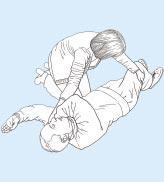 sternum to depress it 4-5 cm (o) Recovery position: With your other hand,