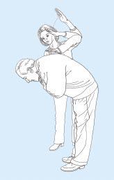 Grasp it with your other hand (l) After 15 compressions tilt the head,