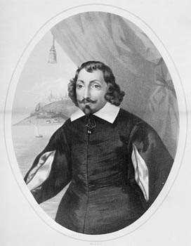 1605 Samuel de Champlain explored areas for an Acadian settlement
