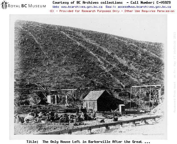 CARIBOO GOLD RUSH 1868 On September 16, 1868, Barkerville caught fire.