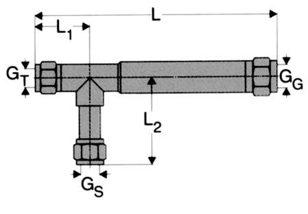 G / 0 77 6 69 6 7 8 9 9 09 8 8 Connection by threaded socket G / - G Material PVC Typ 68- Connection nominal widths