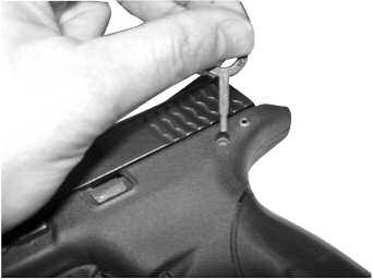 INTERNAL LOCK For Those Models So-Equipped Your M&P pistol may be equipped with an internal lock. Review Figures 48 and 49 to determine if your pistol has this feature.