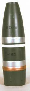 T-09-063-2 PROJECTILE OF-18, FRAG 115MM, USSR T-09-063-3 PROJECTILE