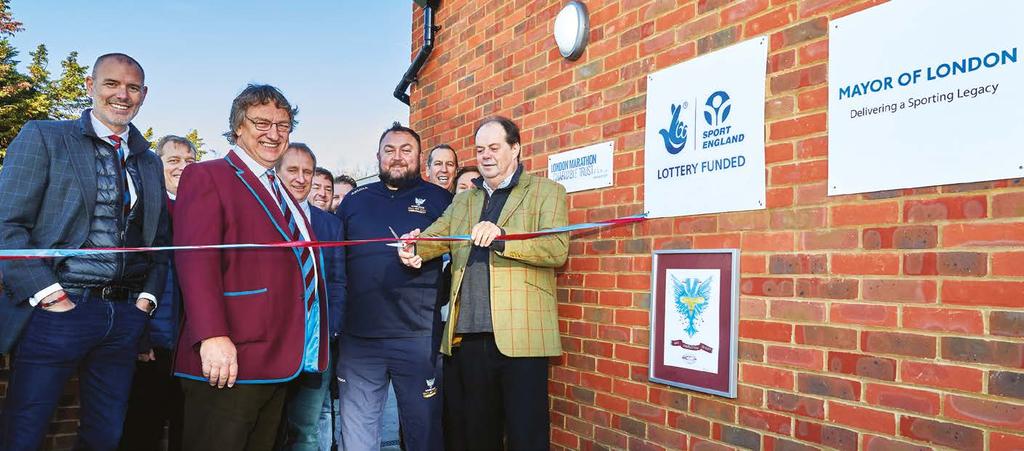 LOCAL MP UNVEILS WIMBLEDON CHANGING PAVILION Stephen Hammond, MP for Wimbledon, officially opened Wimbledon RFC s upgraded changing pavilion last month (December), thanks to a grant from the Mayor of