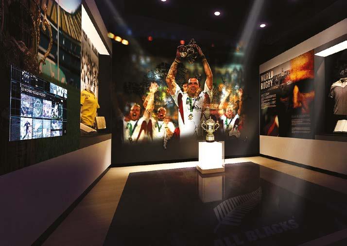 NEW WORLD RUGBY MUSEUM ELIZABETH BOX The award-winning World Rugby Museum at Twickenham Stadium has moved to a new home in the South Stand and will reopen in time for the 2018 NatWest 6 Nations