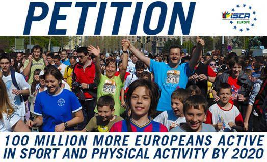 VISION: 100 MILLION MORE EU CITIZENS ACTIVE IN SPORT AND PHYSICAL ACTIVITY BY 2020.