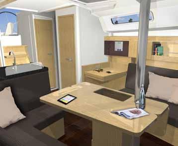 Innovative design The Hanse 345 is a completely new design by the world s