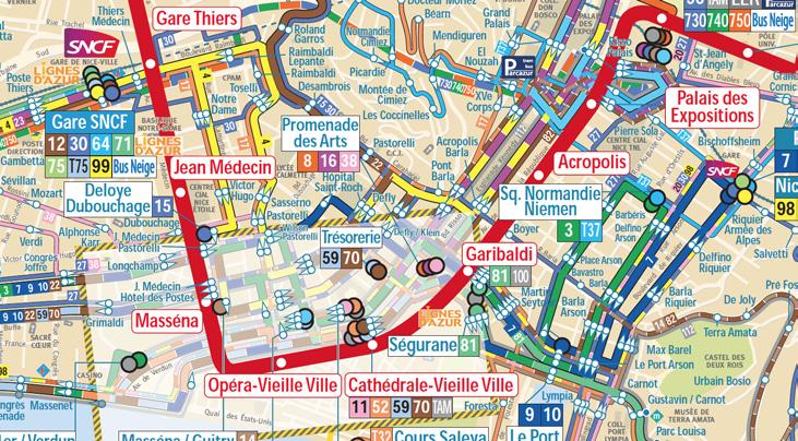 Stop: Riquier Travel time from Thiers Station: 4mins Tramway Stop: Palais des Expositions Travel time
