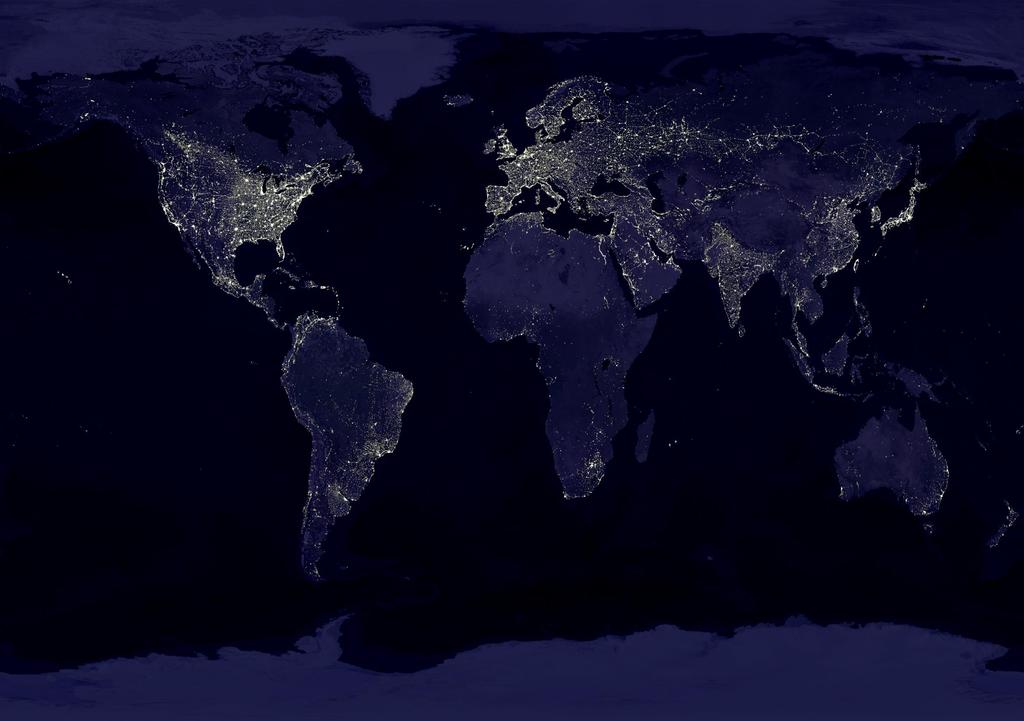 NOAA Earth Light The majority of Asian people lives in the southern and