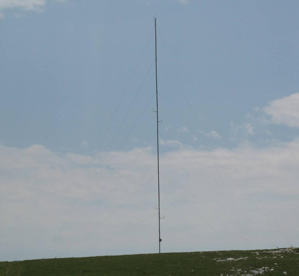 Figure 2-2 MS2 mast General information Measurement name Location name Location description Location position GK ;WGS84 / height MS2 Location magnetic declination 2.