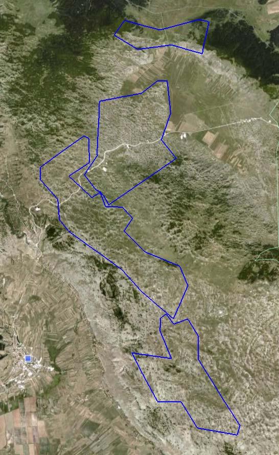 WF Kupres WF Pakline Tomislavgrad WF Ljubusa Figure 1-2 Satellite image with locations of