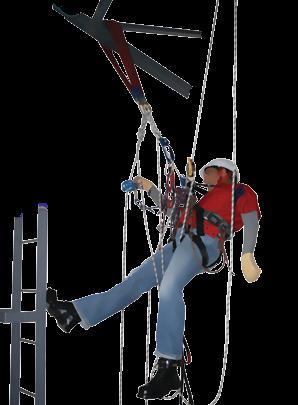 for easy connection to a victim during post Fall Arrest type rescues.