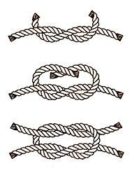4: The Square or Reef Knot. The Slip Knot (Figure 5.5) slips but when tied properly, becomes tighter the more one is pulled. Make an overhand knot with a long end.