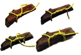 The Timber Hitch, For securing logs normally for pulling out or as an alternative to a clove hitch for starting a lashing.