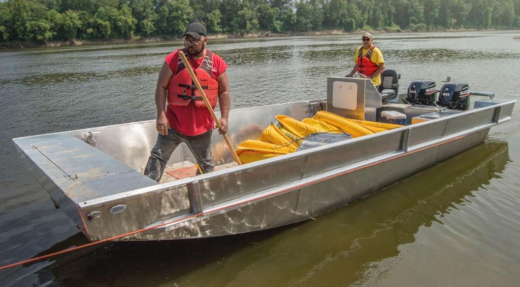 ELASTEC INLANDER BOAT & BARGE Work Horse of the Waterways With the speed of a thoroughbred and the strength of a draft horse, the Inlander Boat and Barge is built for quick response and for hauling