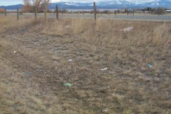 Roadside Litter Litter is any domestic or commercial refuse, debris, garbage, or rubbish deposited within the highway right-of-way making the area aesthetically displeasing.