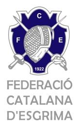 ORGANIZATION Federació Catalana d Esgrima Barcelona (Espanya) Telf: + 34 93