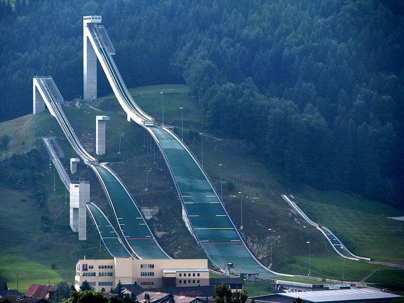 1. Olympic Jumps and Aerials Ski jumping gained popularity in Norway in the mid 1800s, and has become a facet of the Winter Olympics and many other competitions.