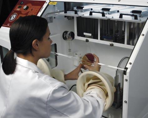 A Cost Saving Solution for Improved Anaerobe Culture & Identification Patented BACTRON anaerobic/environmental systems allow efficient and dexterous glove-free handling and inspection of samples.