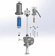 Safety Valves for Process Industries Si 8 Size D-T according to API 526 Ideal für die chemische und petrochemische Industrie The Si 8 Safety Valve type fully meets the specification of API 526 and is