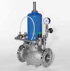 Also it provides constant, but adjustable low downstream pressure, even at varriable upstream pressure and fluctuating volume flow.