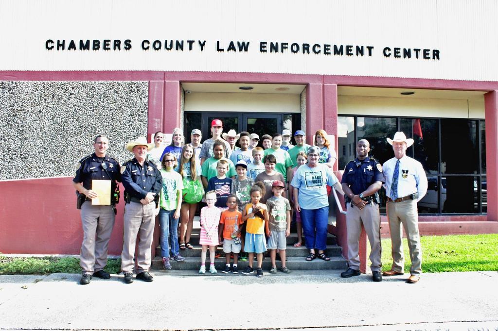 More than 200 cookies were baked/purchased in total and nearly 20 4-Hers and their parents made the trip to the CCSO and DPS offices to deliver these goodies in