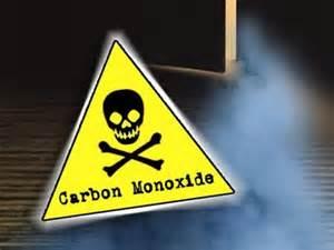 CO is carbon monoxide. The meter goes into alarm at 10 parts per million (ppm).