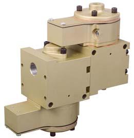 Holds a vertical load in the event of loss of air pressure (and loss of electrical power with solenoid operated).