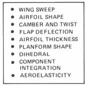 Geometry Variations Affecting Supersonic Flow Characteristics Engine Integration Notched Trailing Edge Chines Arrow Wing LEX Figure 12: Geometry Variations Affecting Supersonic Flow Characteristics