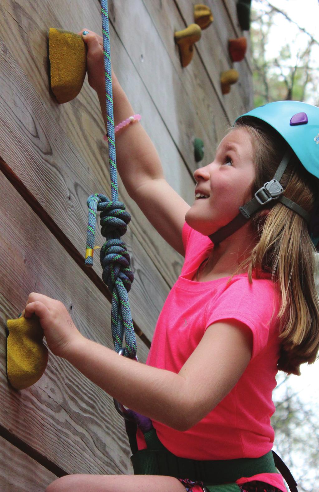 FUN EVENTS Our campus features a variety of adventures from archery, low ropes and wall climbing courses.