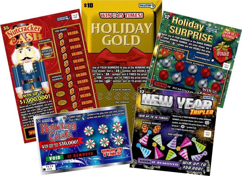 Holiday Instant Ticket Sales Update Holiday Cash Price Point: $1 7 Week Sales: $3.