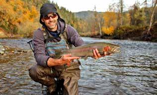 In May the salmon begin to run and can provide great fishing through November throughout the river. September is the beginning of the steelhead run which can last well into march.