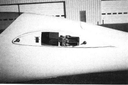 Horizontal tail interface, featuring automatic elevator connection. The empty weight of N121DP was about 934 lb (424 kg) and that included 37 lb (16.