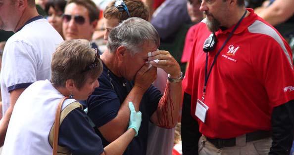 . On September,, a fan was hit in the face by a foul ball at an Atlanta Braves game. Id. http://www.