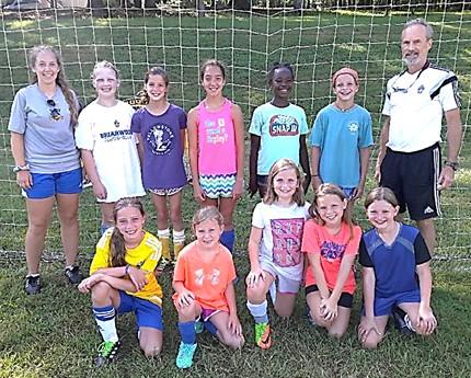 Campers should bring a soccer ball, indoor shoes, cleats, water bottle and a light snack.