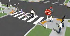 Installing crosswalks alone will not necessarily make crossings safer, especially on multi-lane roadways.