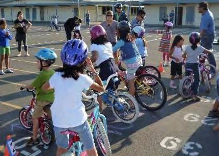 JULY 2016 EDUCATION, CONTINUED BICYCLE SAFETY AND SKILLS COURSE Students practice riding in a safe, controlled, hands-on environment.