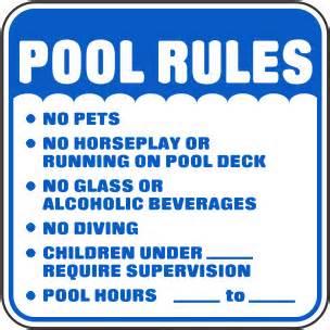 Pool Rules (Part 1 6.