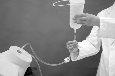 2. Pericardiocentesis Training Preparation Fill the Puncture Unit with Water [] Fill the puncture unit with water.