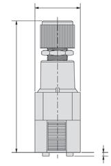 Modular Pressure Regulator irlogic R6 / RP / M5000 Pressure regulator R6 Design as R7 but for