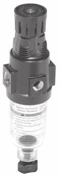 atalog 9M-TK-19- Filter / Regulator -2- Features xcellent Water Removal fficiency Unbalanced Poppet Standard Solid ontrol Piston for xtended Life Space Saving Package offers both Filter and Regulator