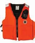 SOLAS, MED SOLAS USCG Type I FEATURES Industrial vest with SOLAS reflective tape Two roomy pockets with Velcro closures Adjustable