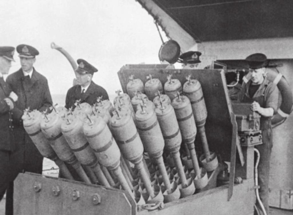 TOP tips Hedgehog WWII Anti Submarine Weapon The Hedgehog (also known as an Anti-Submarine Projector) was an anti-submarine weapon developed by the Royal Navy during World War II.